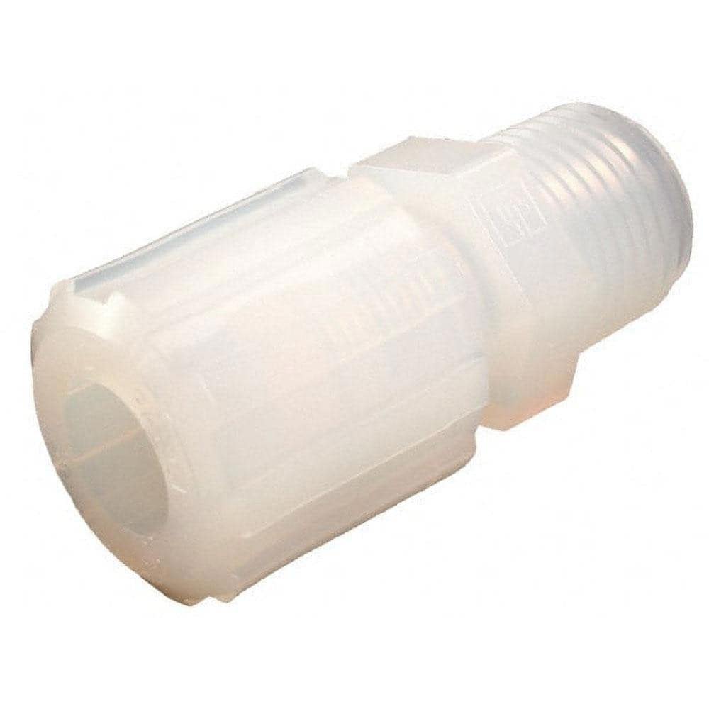 Compression Tube Male Straight Adapter: